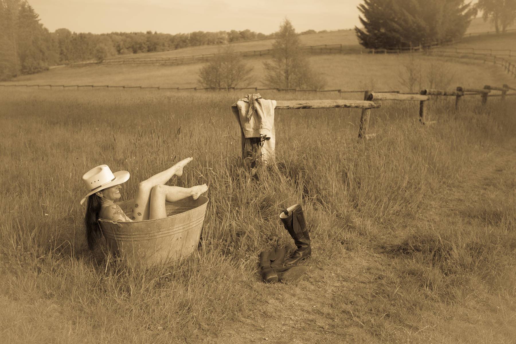 Cowgirl Bath